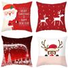 Christmas Themed Pillowcases Car Accessories Office Santa Claus Living Room Sofa Home Pillowcases