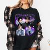 Футболка Lee Know Stray Kids 'Girl Dinner', Винтажная футболка в стиле Homage для фанатов, Мужская Женская Хип-хоп Уличная одежда Оверсайз Футболка с коротким рукавом Повседневная одежда