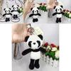 Lovely Panda Plush Keychain Accessory Ultra Soft 18cm Cute Gift For All Ages