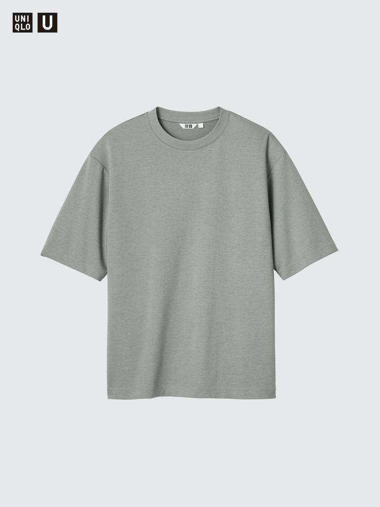 Uniqlo Футболка Japan Air Rhythm Cotton Oversize с рукавами 5 минут 