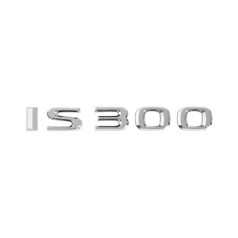1Pcs Chrome Metal Black Silver IS200 IS300 IS250 IS350 ALTEZZA Logo Auto Body Rear Trunk Emblem Badge Sticker For Lexus