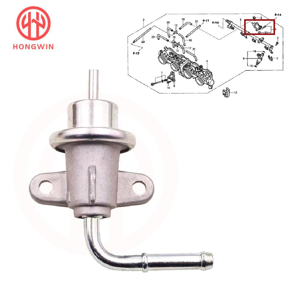 Fuel Injection Pressure Regulator Damper 16740-MCZ-013 3.0 3.5bar For Honda Motorcycle 2002 - 2007 CB900F A AC 919 16400MCZ013