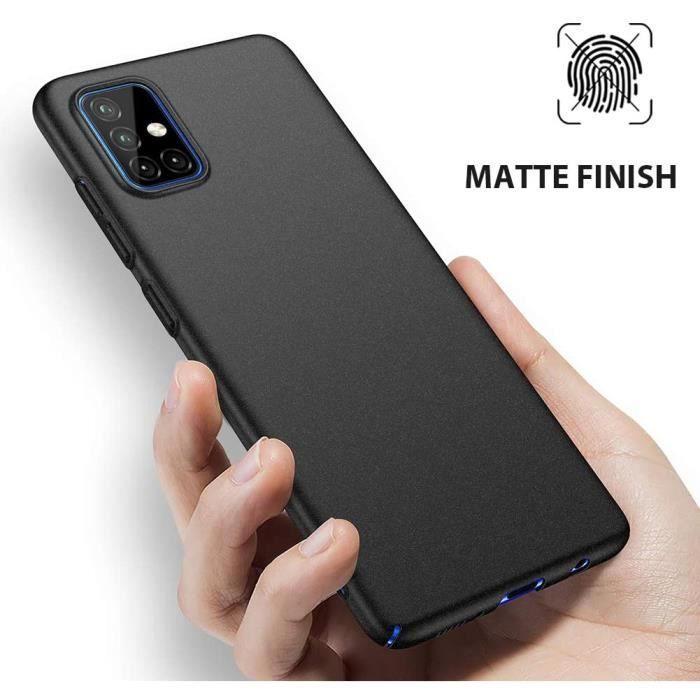 Coque Samsung A51, Finition Matte [Ultra Leger] [Ultra Mince] Anti-Rayures Coque Rigide Etui Housse pour Samsung Galaxy A51(2020) 6