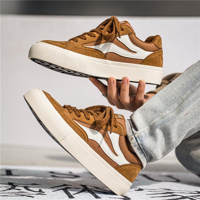 2025 новые нишевые низкие парусиновые туфли для студентов, мужчин, спортивная и любительская мужская обувь, универсальные туфли для сноуборда 7992
