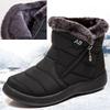 Women Snow Boots Fashion Women'S Boots Slip On Platform Shoes For Women Ankle Boots Waterproof Plush Winter Shoes Botas Mujer