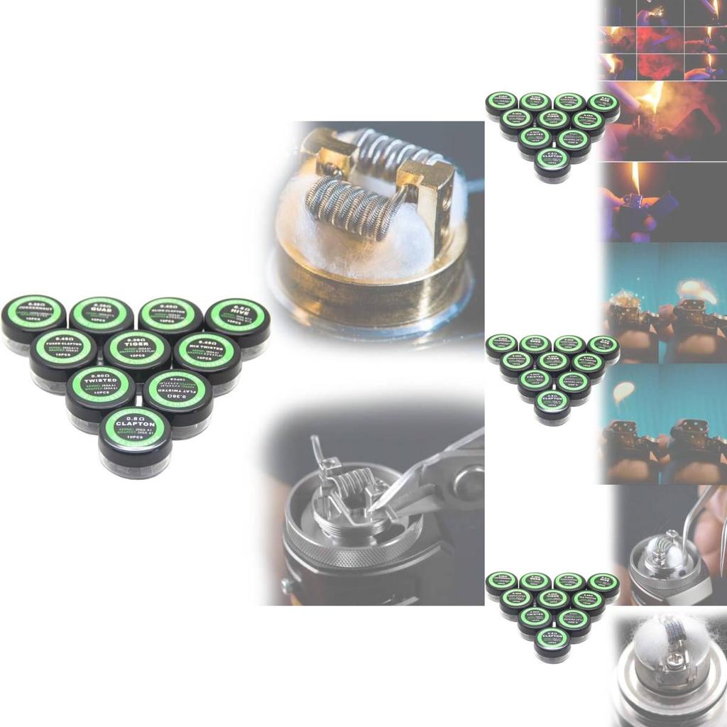 Инопланетный Клэптон Койл Нагревательная проволока для RDA для энтузиастов вейпинга, для клаудчейзинга