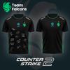 2025 New Counter-Strike2 Team Falcons Esports Uniform Jersey Breathable Sports Sports Fashion Fans Gift Tshirts Loose Tops