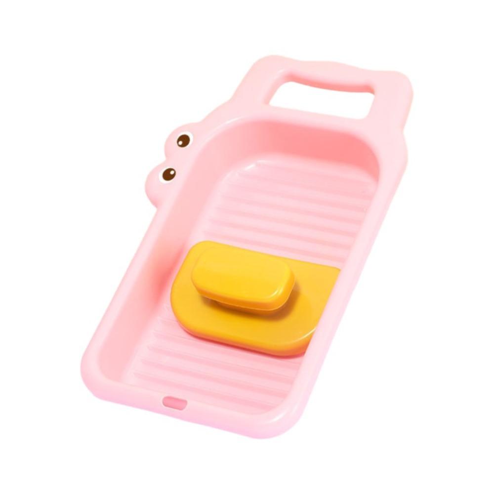 Thicken Laundry Board Plastic Integrated Lovely Washing Board Clothes Washboard  Home Use Laundry