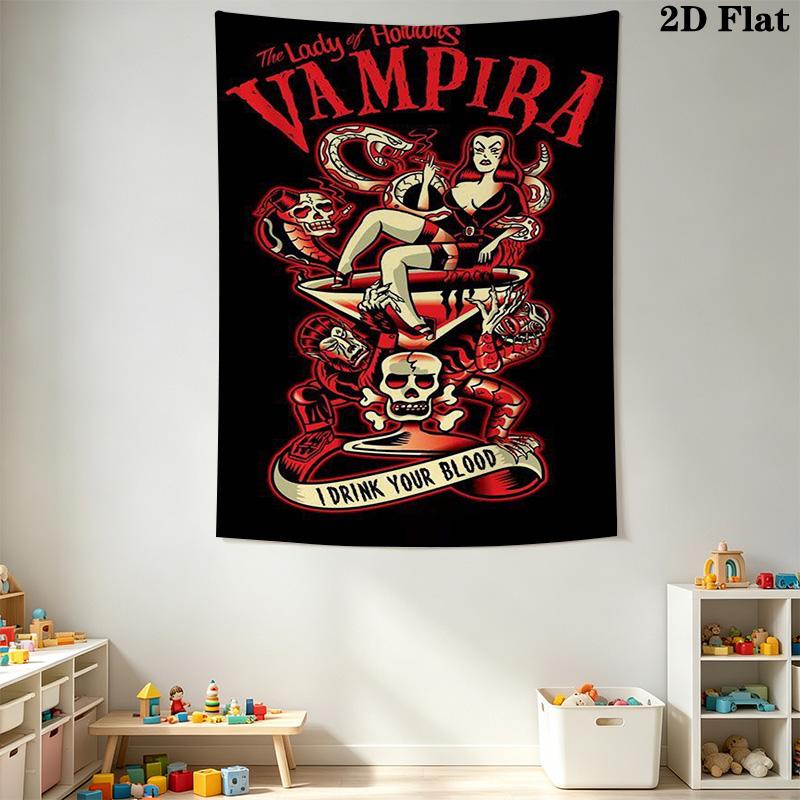 Dark Queen rug Pattern Home Decor Tapestry, Wall Hanging, Decorative RV Wall Cloth.ZGT0914202