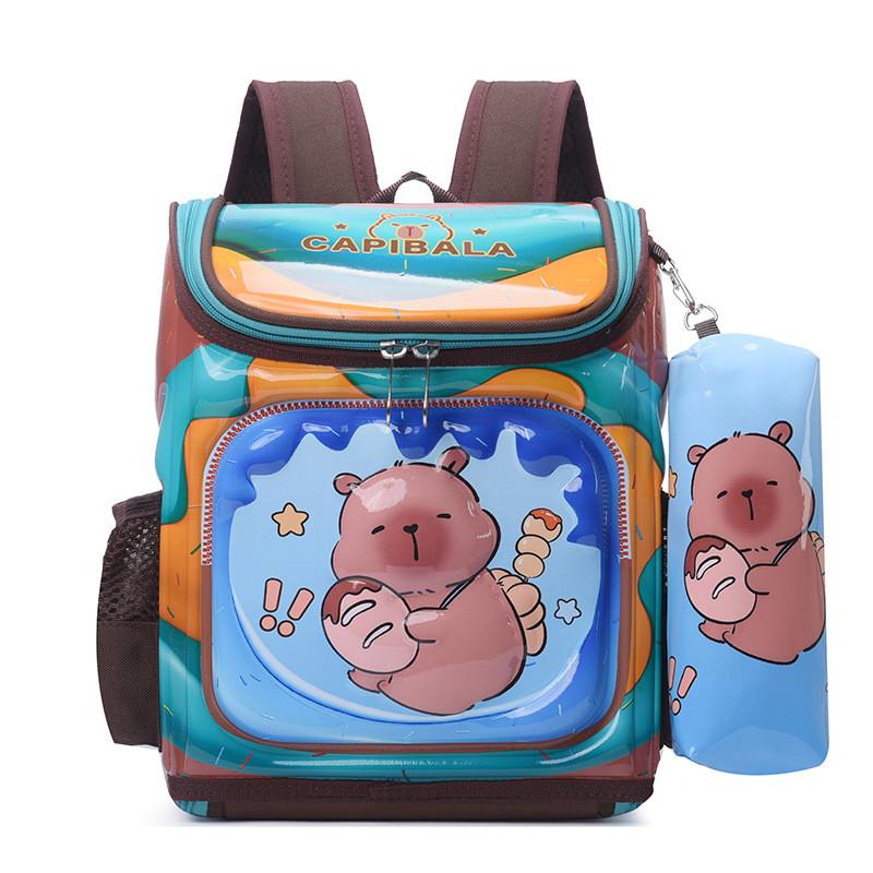 Batman Melody Sofia Labubu Elsa Kuromi Iron Man Backpack With Air Cushion Straps For Middle Class Boys And Girls