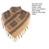 Women Scarf Thickened Palestine Keffiyeh Wide Tassel Printed Vintage Sunshade Decorative Neck Protection Unisex Soft Warm Shawl Four Season Scarf