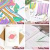 36 PCS Scented Glitter Color Gel Pen Smooth Writing Stationery Kit Cute Smell Good Fruit Flavors Coloring for Girls Kids Art Crafts School Stocking
