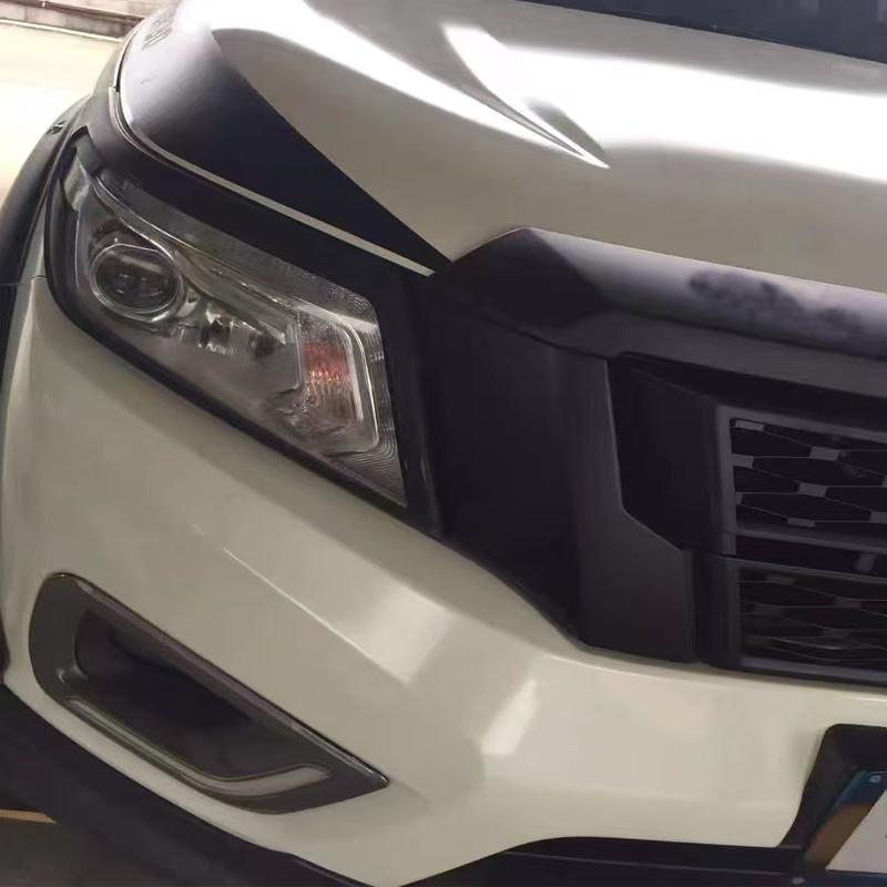 Модифицированная решетка радиатора Для Nissan NAVARA NP300 D23 2015-2020 Передние спортивные решетки радиатора Матово-черная ABS маска бампера