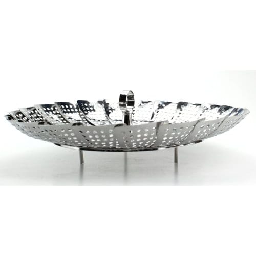 PEARL METAL Easy Wash Stainless Steel One Size Fits All-Purpose Steamer C-8700