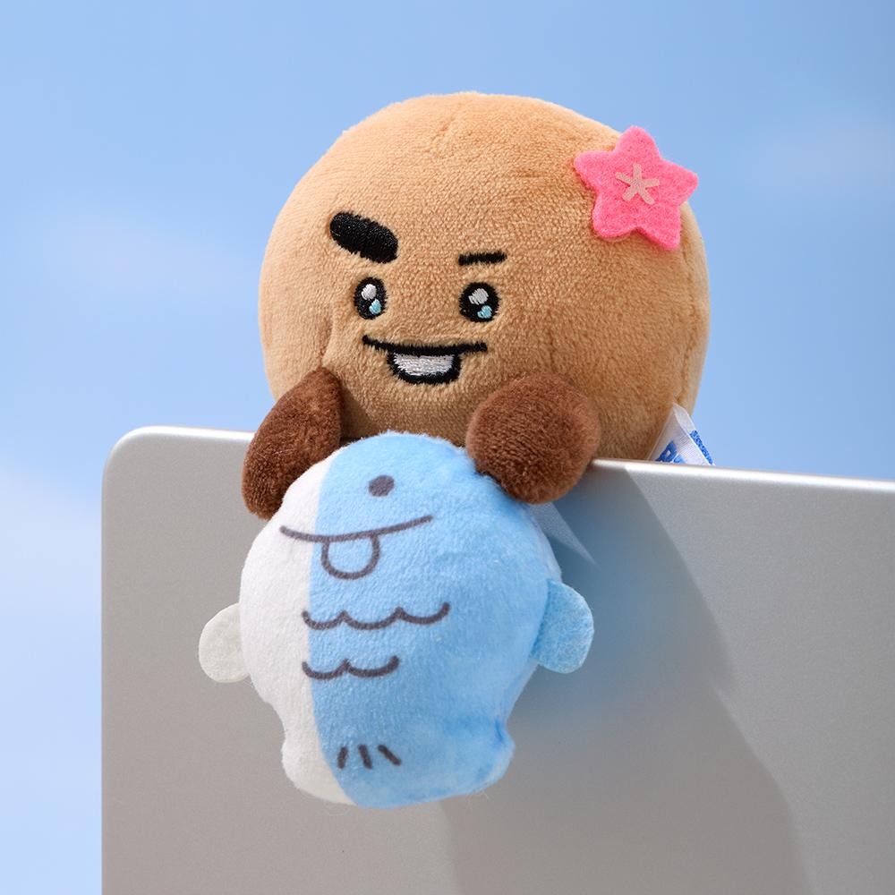 LINE FRIENDS Плюшевая кукла BT21 для украшения монитора