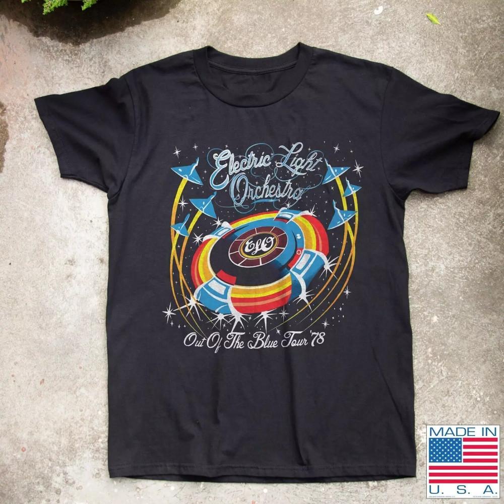 Electric Light Orchestra Out Of The Blue Tour 1978 TShirt S5XL QT1513 Unisex T-Shirt