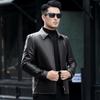 Men's First Layer Cowhide Business Casual Leather Jacket