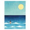 Henry Rivers Sea Swim Canvas Print
