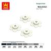 Wange Small Particle Compatible Building Blocks Set - Flower Assembly (4728/4727/15469w)