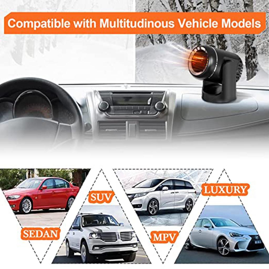 Car Mounted  Heater, Car Glass Demister, Car Mounted  Heater, 12v Speed, Hot, Cold, Warm, Hdryer, Heater