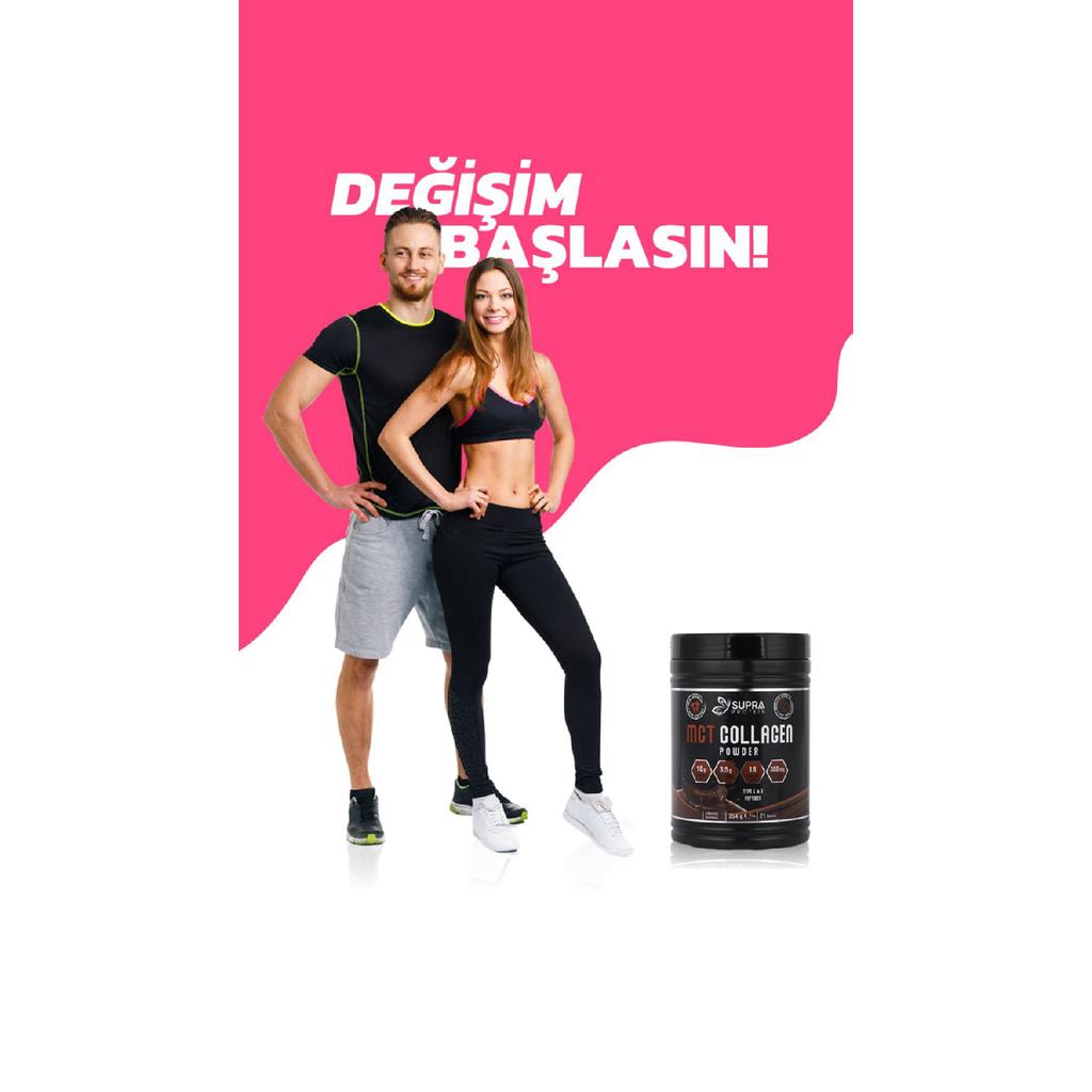 Коллагеновый порошок Mct 354 G-коллаген Масло Mct Витамин С Пребиотик Камедь акации-шоколад