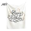 Integrated Hanging Cloth Baby Birthday Backdrop, Greenery Forest Banner for Boy Girl, Banquet Decoration 100 Day Celebration Party Decorations, Photo