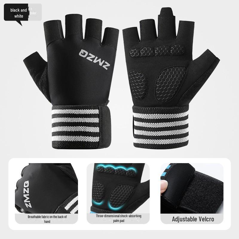 Тонкие перчатки для фитнеса унисекс: Нескользящие, износостойкие, противомозольные тренировочные перчатки для гантелей, подтягиваний и турников.