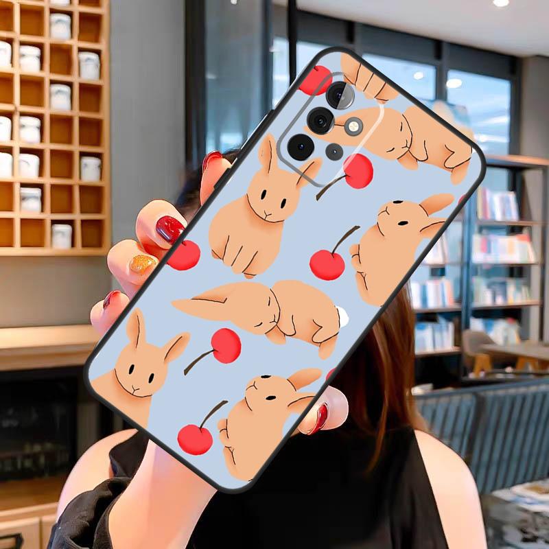 Bunny Rabbits Case For Samsung Galaxy A06 A05 A16 A26 A36 A56 A53 A32 A52 A33 A13 A55 A35 A15 A14 A34 A54