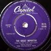 7-дюймовая пластинка PILTDOWN MEN - The Great Impostor 45CL15186 Capitol Records 1961 UK Рок Б/У