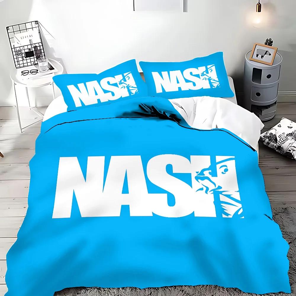 Nash Fishing Logo Duvet Cover Pillowcase Bedding Set Adult Boy Girl Bedroom Decoration Children Gift Single Double Large Size