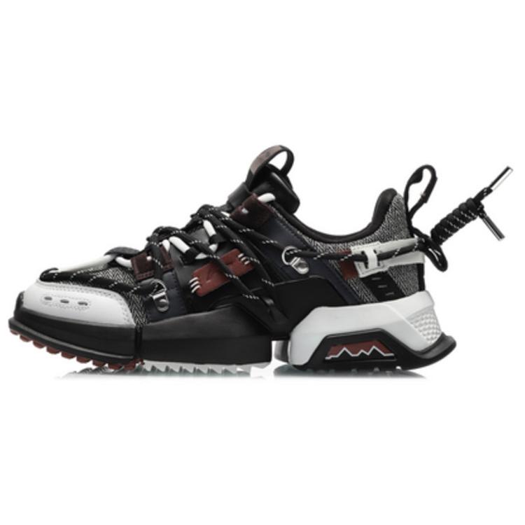 Li Ning Цветок вишни Устойчивые к истиранию Дышащие Устойчивые к истиранию Дышащие Низкие повседневные кроссовки Унисекс AGLQ183-2