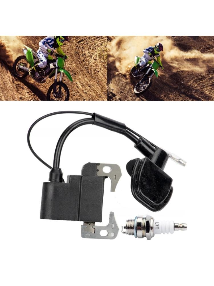 Для 47CC 49CC 2-тактный мини-квадроцикл, карманный велосипед для грязи, высокая производительность, катушка зажигания двигателя, свеча зажигания, максимальная выходная мощность