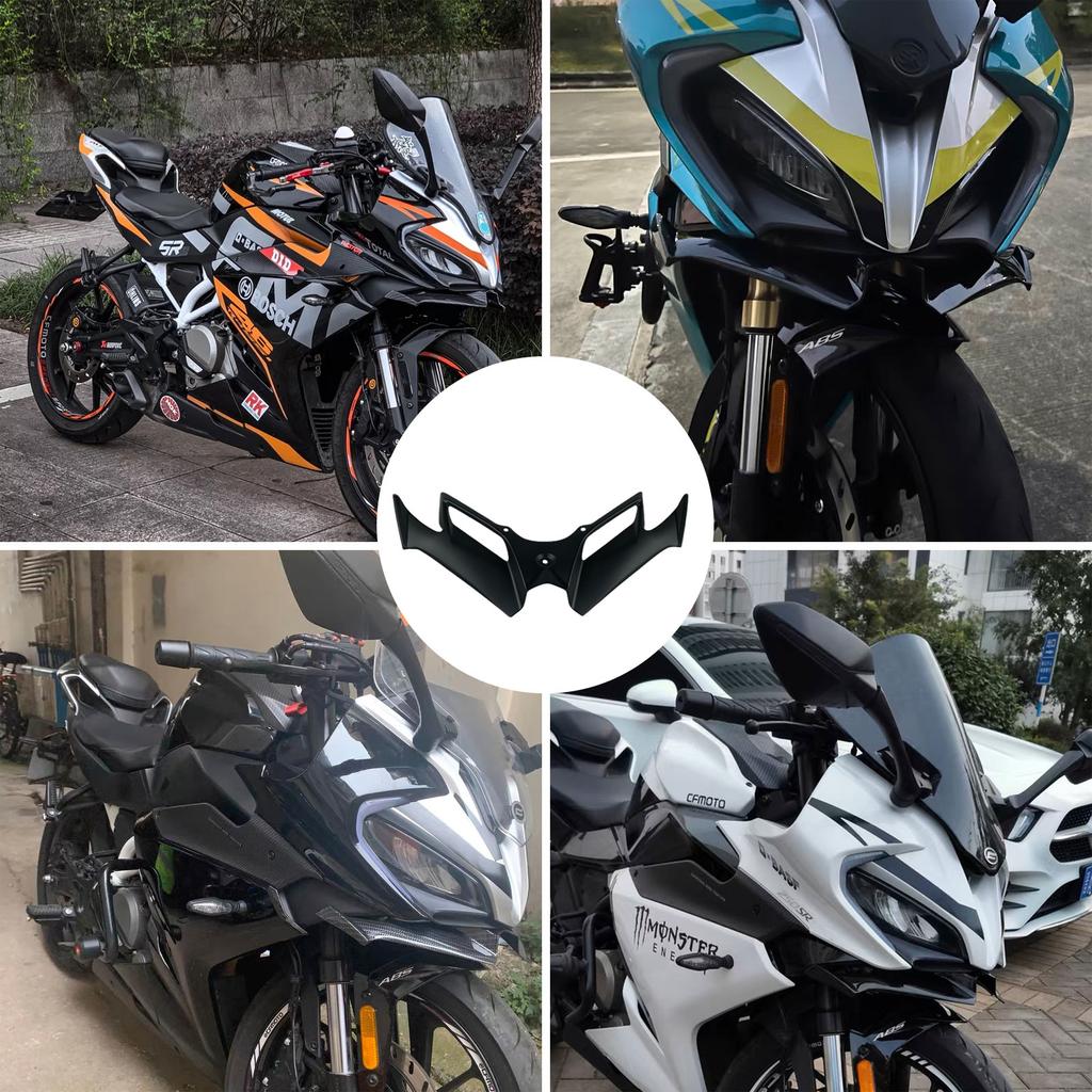 Комплект аэродинамических крыльев для мотоцикла, спойлер, аксессуары для двигателя для Kawasaki Ninja 300 Ninja 250 NINJA300/250 EX300