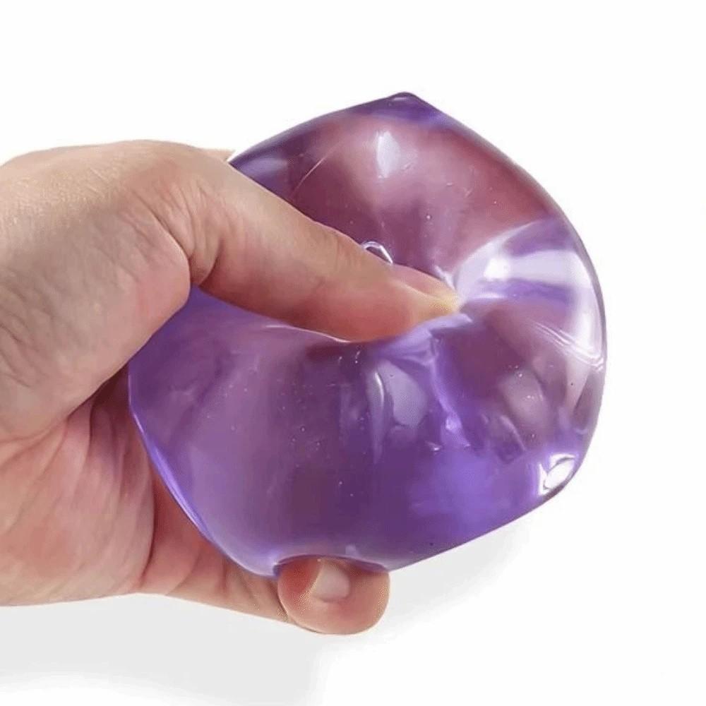 Clear Cube Squeeze Ball Soft Slow Rebound Toy Anti-Anxiety Sensory Cube Office Break