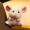 Милая плюшевая игрушка корова, мягкая пушистая мягкая игрушка-животное, очаровательные плюшевые сова, шиншилла, обнимающая кукла