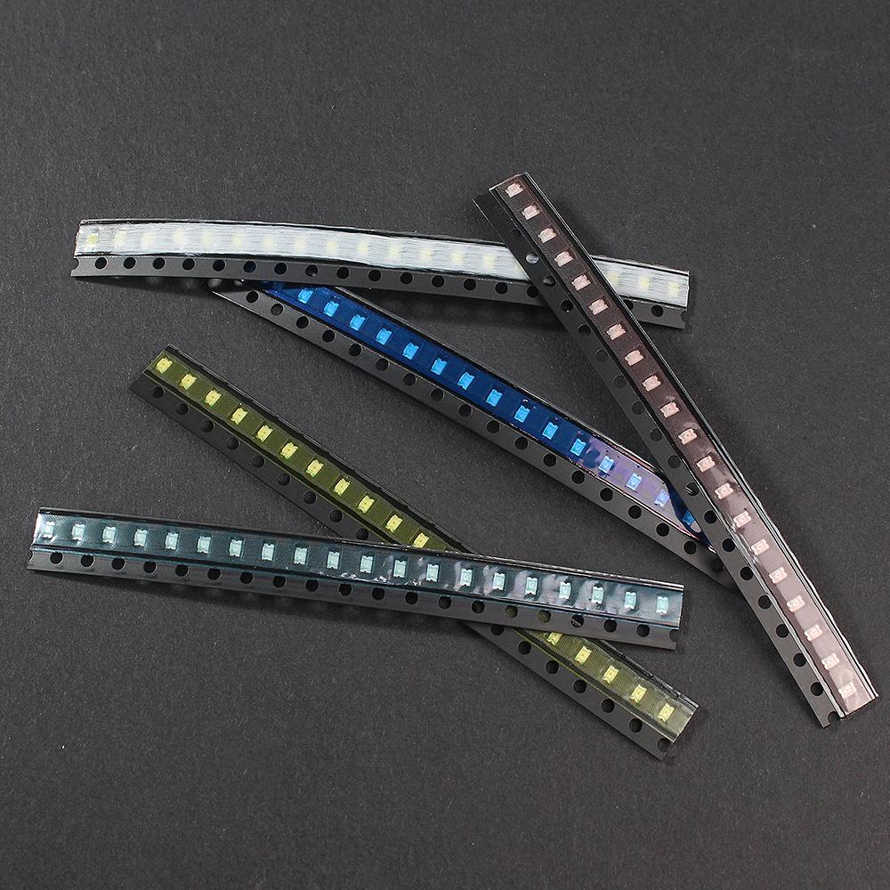 100pcs SMD LED 0603 &0805 Red Yellow Blue Green White 5-color -for Various Digital Products, LED Display Screens, Electronic Diy