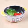Miffy Non-slip Stainless Steel Bowl, Mixed Colors, 1 Piece, Popular Korean Parenting Items