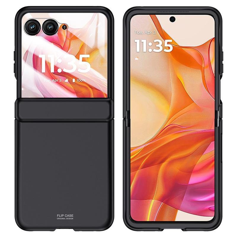 Применимо к чехлу-пленке для мобильного телефона Motorola razr50ultra, интегрированный всесторонний, защита от падения, центральный шарнир, 50u, деловой человек