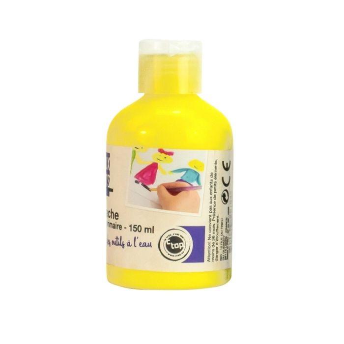 MégaCréa DIY - Gouache pour enfant Jaune primaire 150ml