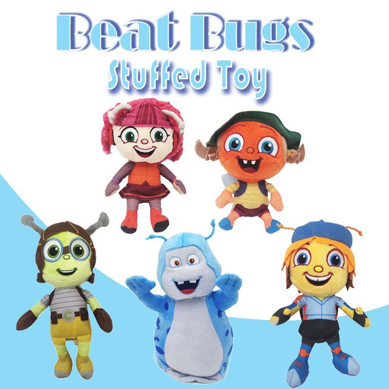 Очаровательная плюшевая игрушка Beat Bugs Супермягкая и восхитительная кукла мультяшного персонажа для детей