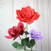 40/50cm PE Foam Rose Flower Large Handmade Flower Aesthetic Fake Flower Heads  Wedding Accessories