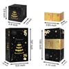 10Pcs Folding Explosion Surprise Gift Boxes Black Gold Bounce Surprise Gift Box Bouncing Box Valentine'S Day Gift