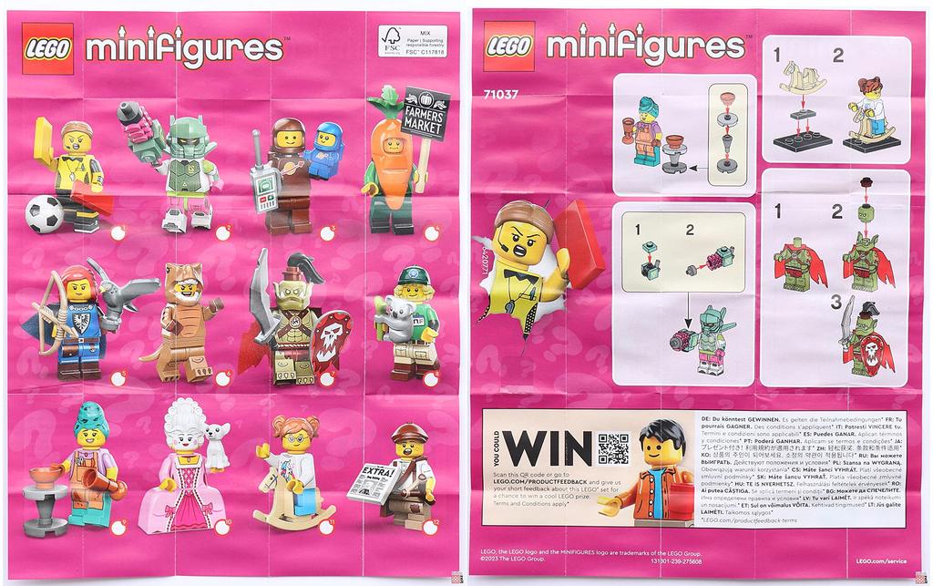 LEGO Minifigure Series 24 Astronaut and Astronaut and Spacebaby SpacebabyBrown [71037-3]