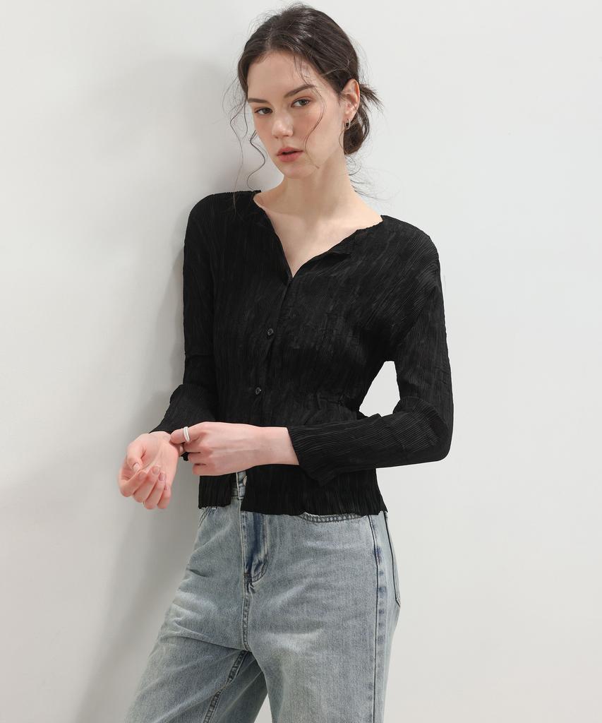 Рубашка PLEATSMOOD Wayne с плиссировкой