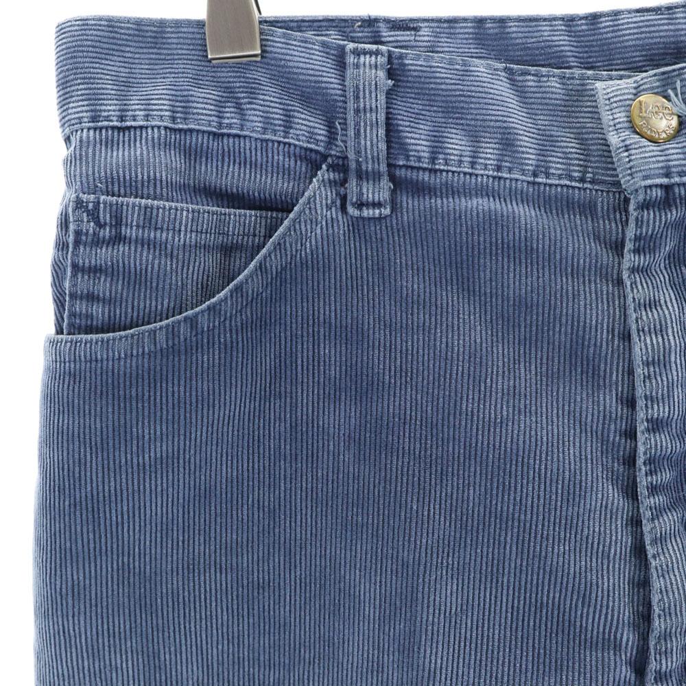 Lee Винтажные вельветовые брюки 80-х 42 Talon W31 Темно-синие Мужские Б/У