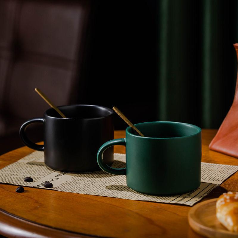 Solid Color Simple Mug Cappuccino Coffee Cup Nordic Style Ceramic Water Cup Coffee Cup Milk Cup Breakfast Cup