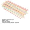 Одноразовые соломинки Разноцветные гнущиеся соломинки для питья Пищевой пластик Соломинки для горячих и холодных напитков Свадебные принадлежности для вечеринок