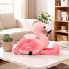 Pink Flamingo Plush Tissue Box Holder Car Usage Stuffed Cartoon Animal Plushie Decoration Gift