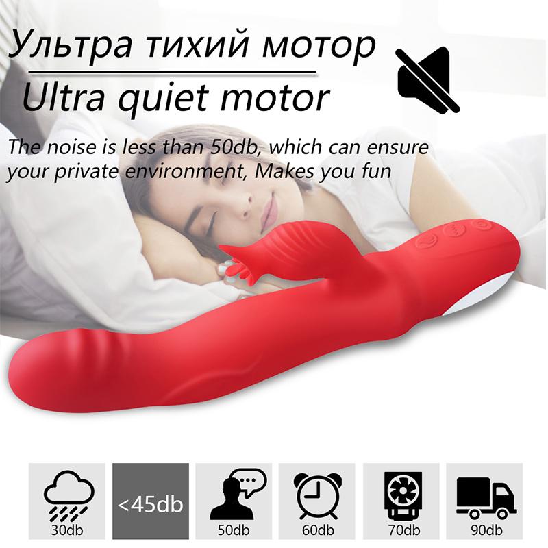 Вибратор для точки G для женщин, фаллоимитатор с подогревом и стимуляцией клитора, массаж влагалища, секс-игрушка для пары