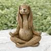 1PC Медитация Кролик Игрушка Настольный Декор Кролик Куклы Живые для Пасхального украшения